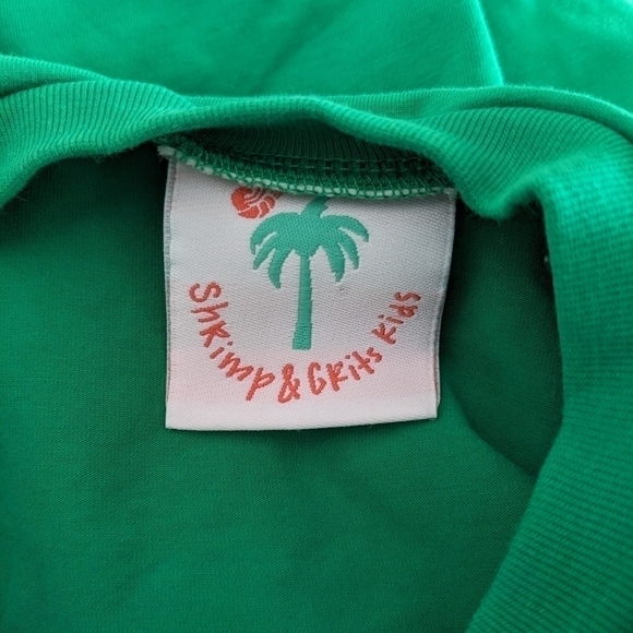 Shrimp & Grits Kids Dog Christmas Holiday Smocked Shirt 7 - Picture 5 of 6